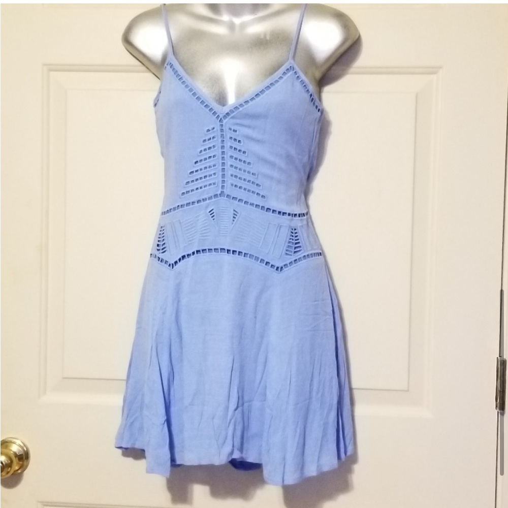 Captivating Cocktail  Hour Light Blue Dress